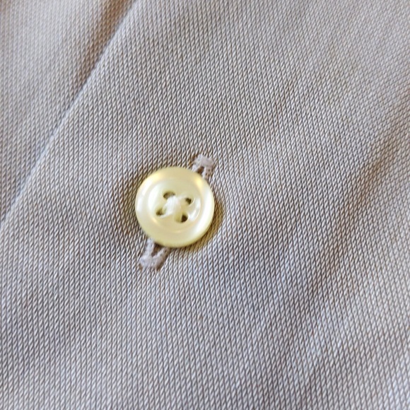 Alfred Sung Beige Button Up - Picture 2 of 4